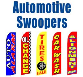Automotive Swooper Flags