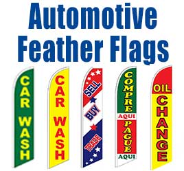 Automotive Feather Flags