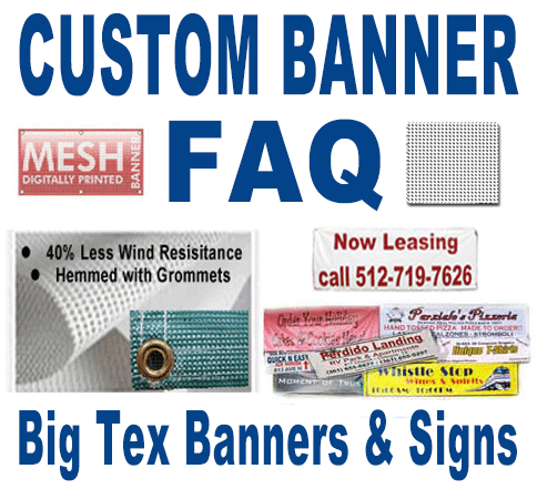 Custom banner images, and FAQ