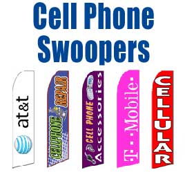 Cell Phone and Mobile Swooper Flags