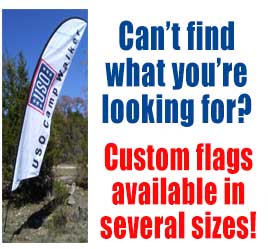 See our Custom Feather Flag optiins