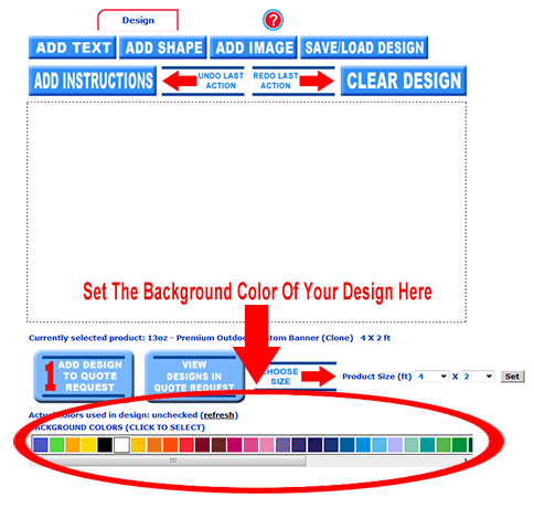 Changing Background colors 