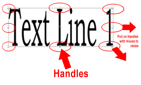 Using Editing Handles 