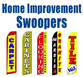 Home Improvement Swooper Flags