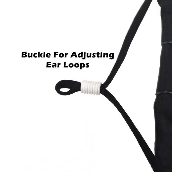 Buckle adjust Custom face mask ear loops