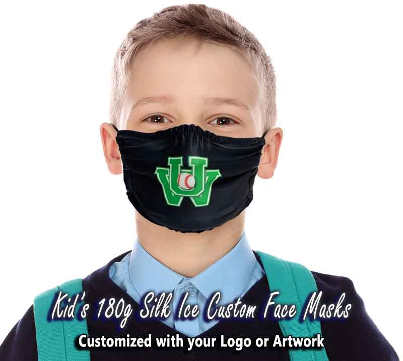 Boy Wearing 180g Custom Face Mask