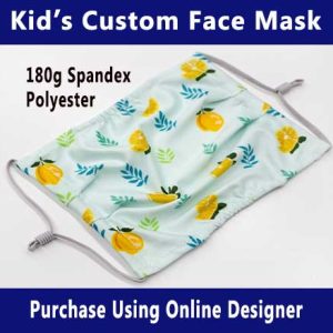 Kid's Custom Face Mask 180g Ice Silk