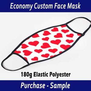 Discount Flat Custom Face Mask Sample 180g