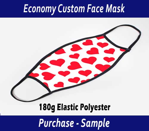 Discount Flat Custom Face Mask Sample 180g