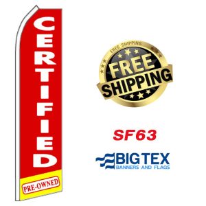 Certified Preowned Swooper Flag
