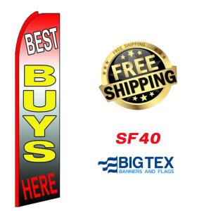 Red Best Buys Here SF40