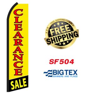 Clearance Sale yellow Swooper Flag