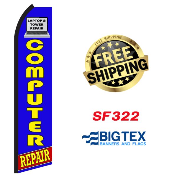 Bl Computer Repair Swooper Flag