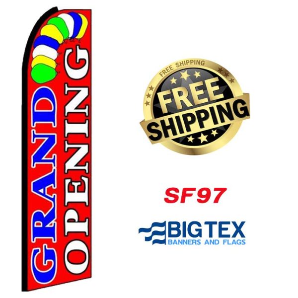 Grand Opening-R Swooper Flag