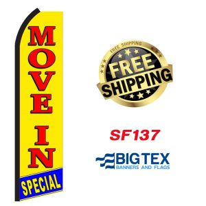 Move in Special Swooper Flag SF137