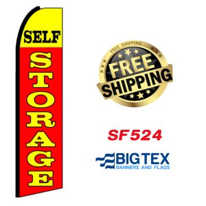 Self Storage-Y/R Swooper Flag