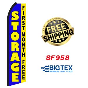 Storage1st Month Free Swooper Flag