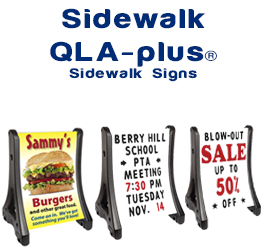 Sidewalk QLA-plus Sidewalk Sign