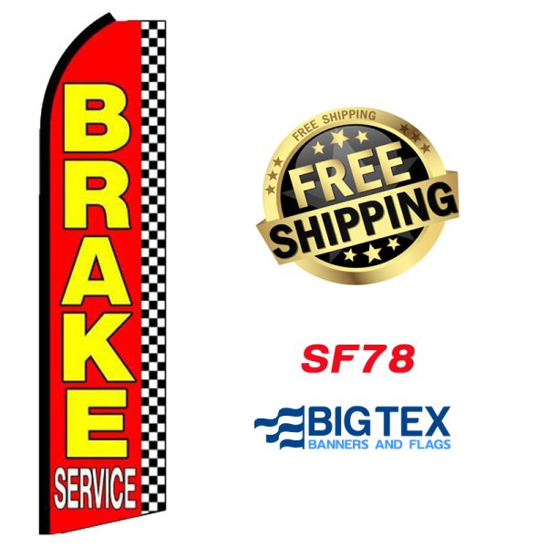 Brake Service Swooper Flag SF78