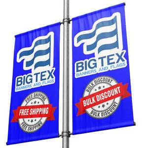 Vinyl Street Pole Banners - Big Tex Banners and Flags