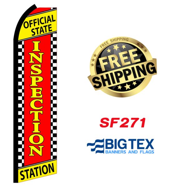 State Inspection Swooper Flag SF271