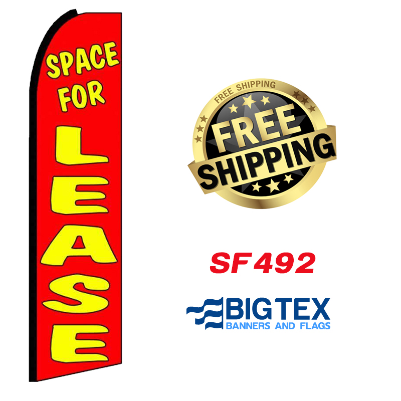 Space for Lease Swooper Flag