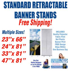 Standard Retractable Banner Stands