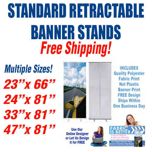 Standard Retractable Banner Stands