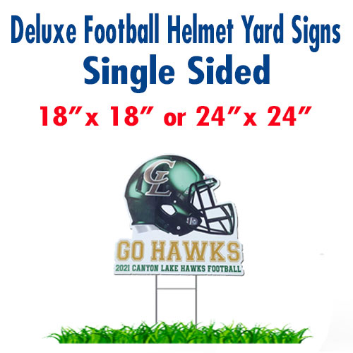 Football Helmets – Dozen, Yard Greetings Lawn Signs, Happy Birthday