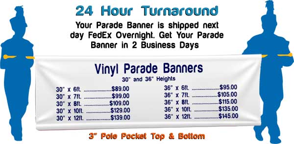 Vinyl Parade Banners