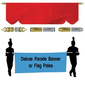 deluxe parade banner poles