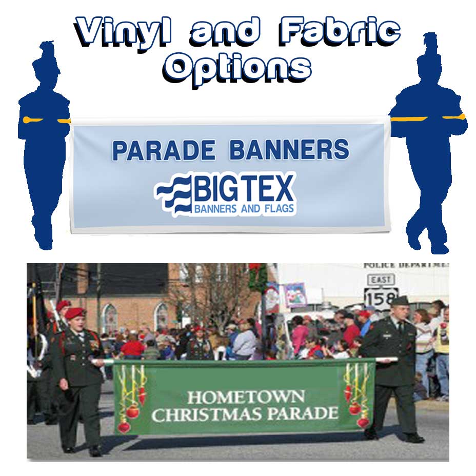 Parade Banners in Fabric or Vinyl