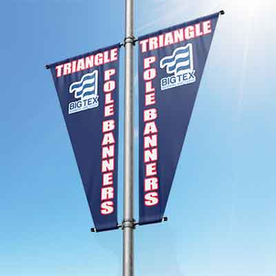 Triangle Pole Banners