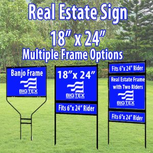 18x24 Real Estate Sign