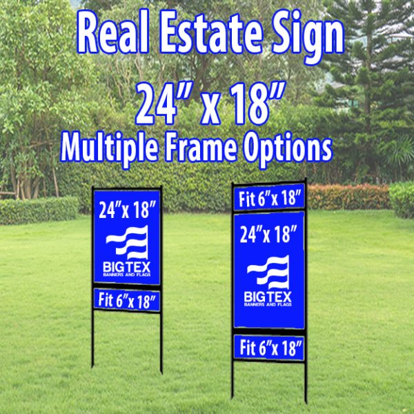 24x18 Real Estate Signs