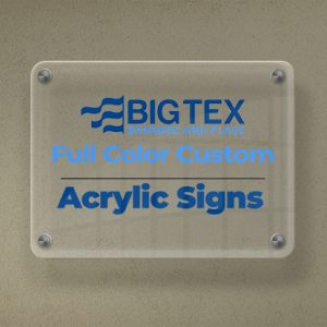 acrylic signs