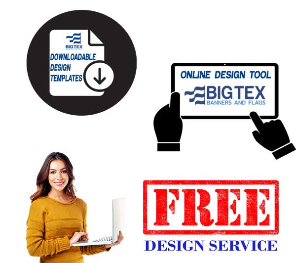 Choose downloadable templates, online design tool, or use our FREE Design Service