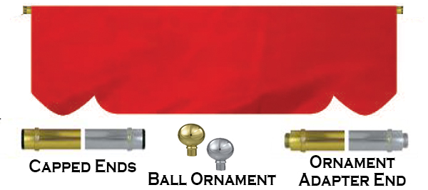 Deluxe parade banner pole