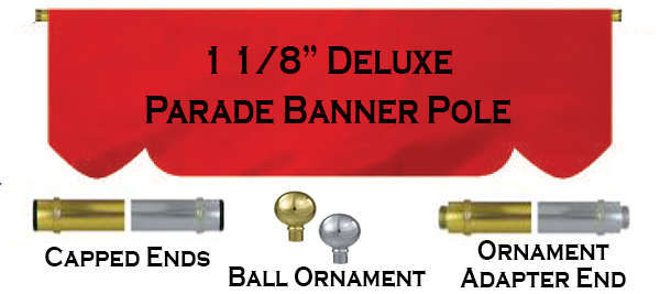 Parade Banner Pole Options - Big Tex Banners and Flags