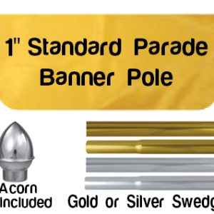Standard parade banner pole