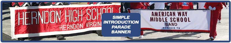 Simple Introduction Parade Banner