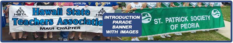 Simple Introduction Parade Banner with images