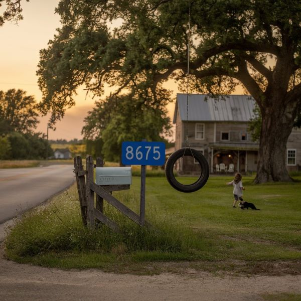 911 address sign 