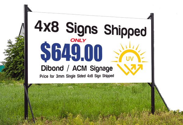 4x8 sign shipped