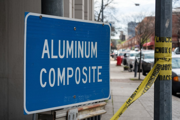 image of aluminum sign