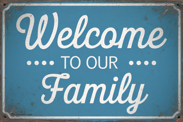 lightweight aluminum sign with grommet holes