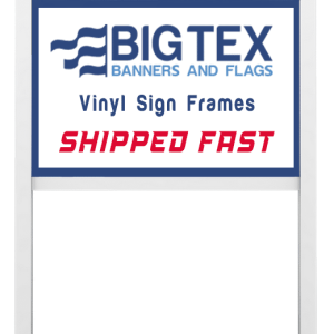 4x8 Vinyl Frame with Sign.