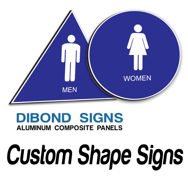 custom shape signs