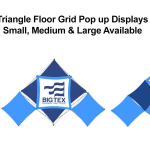 Triangle pop up floor grid