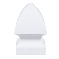 gothic cap for sign frame